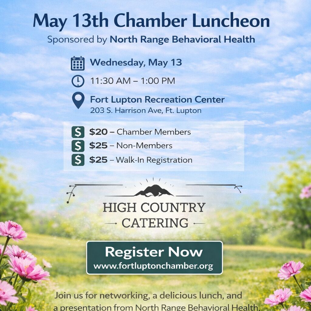 May 13th Chamber Luncheon announcement